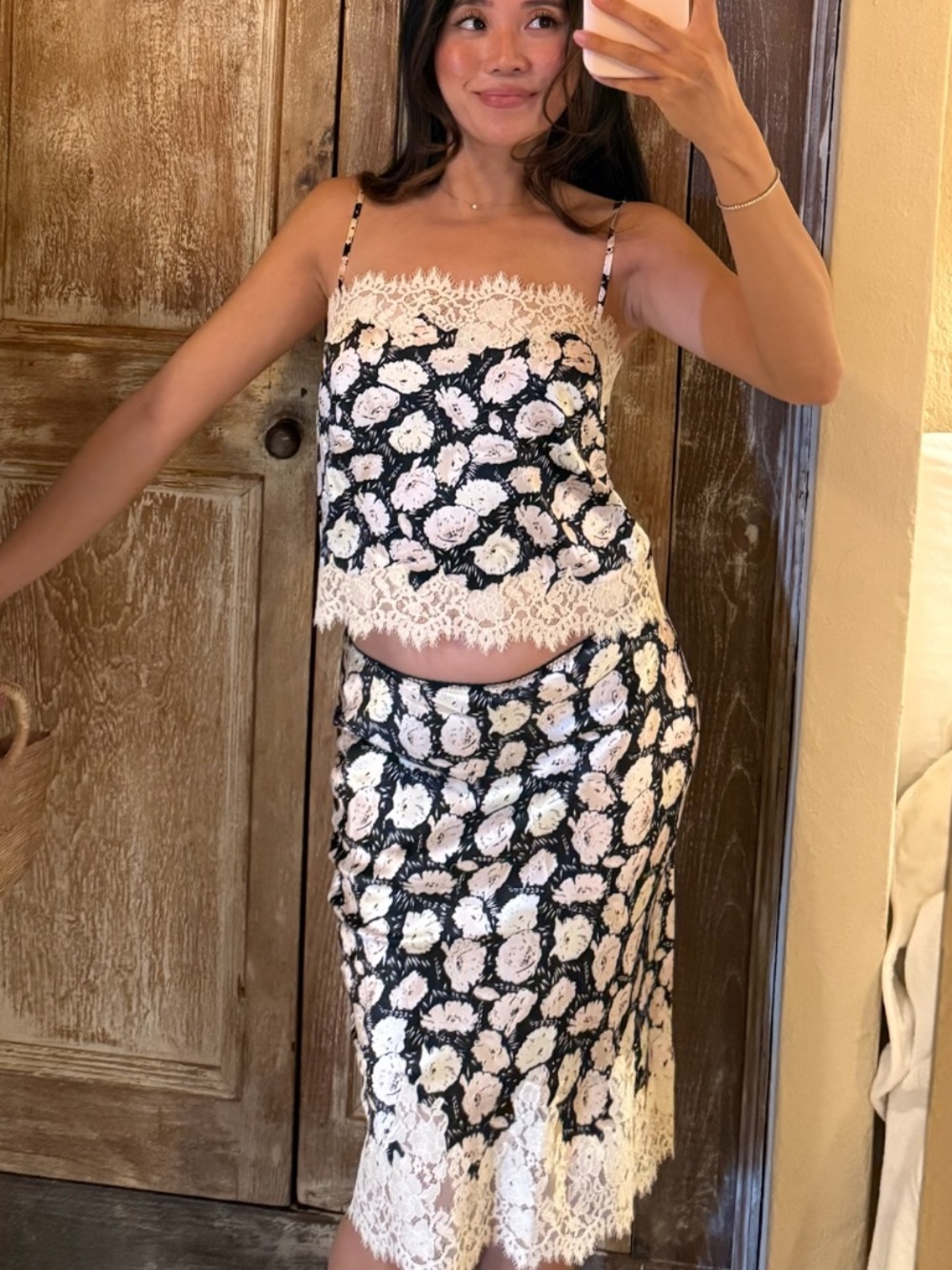 Doen Elowette Skirt and Loure Lace Tank